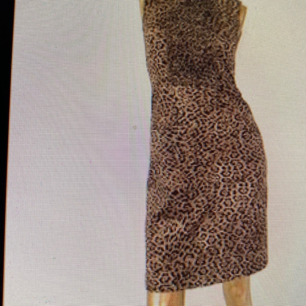 T Tahari Wild Leopard Sleeveless Sheath Dress Print